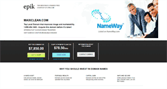 Desktop Screenshot of maxiclean.com